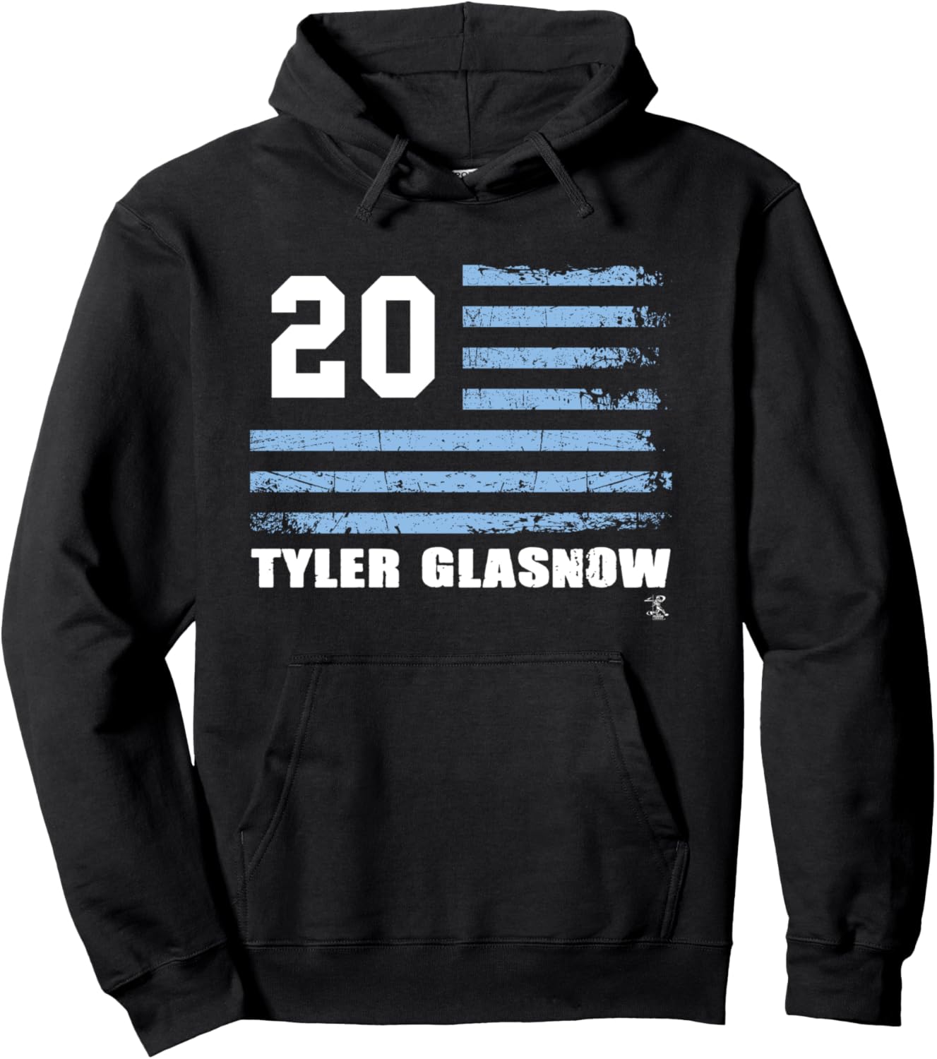 

Худи Tyler Glass Now Vintage Flag Game Day Ballpark Mvp, черный