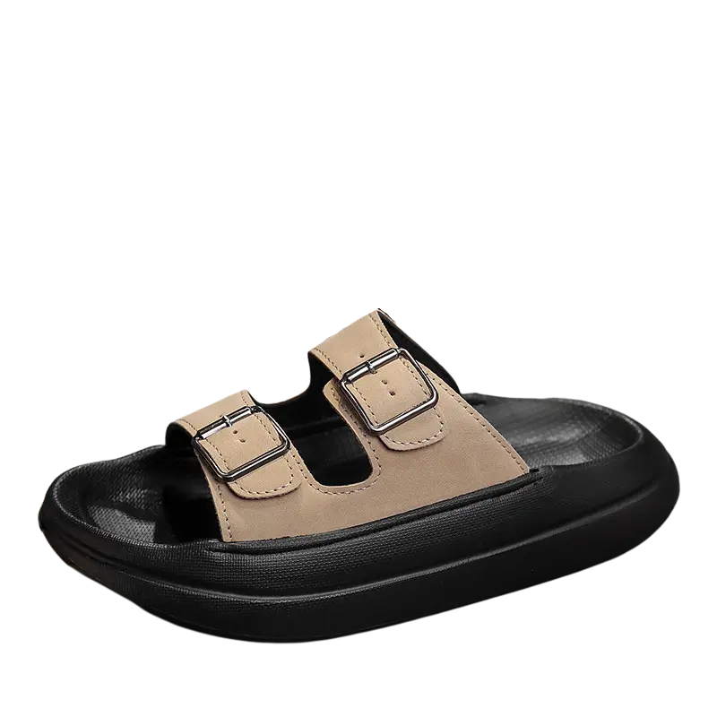 

TAFN Скользостойкие износостойкие амортизирующие шлепанцы мужские - хаки, цвет Khaki