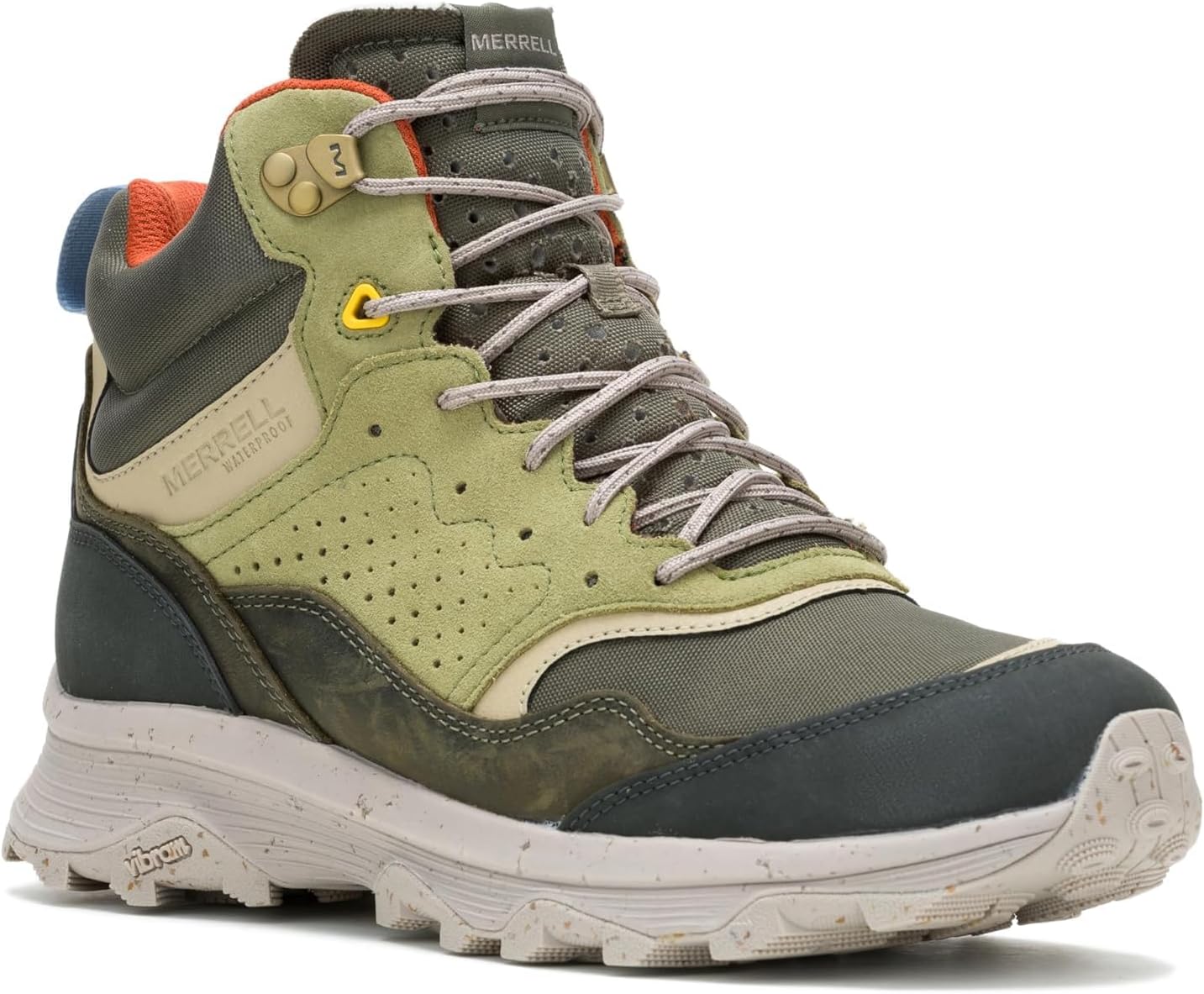 

Мужские ботинки Merrell Speed Solo Mid WP, оливковый