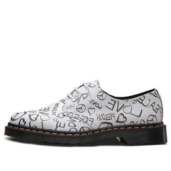 Тапочки 1461 'white black' Dr. Martens, белый