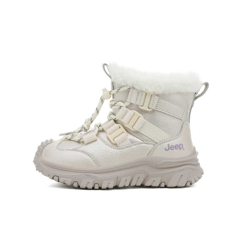 

Детские хлопковые кроссовки Kids' Jeep, pearl белый (fleece-lined)