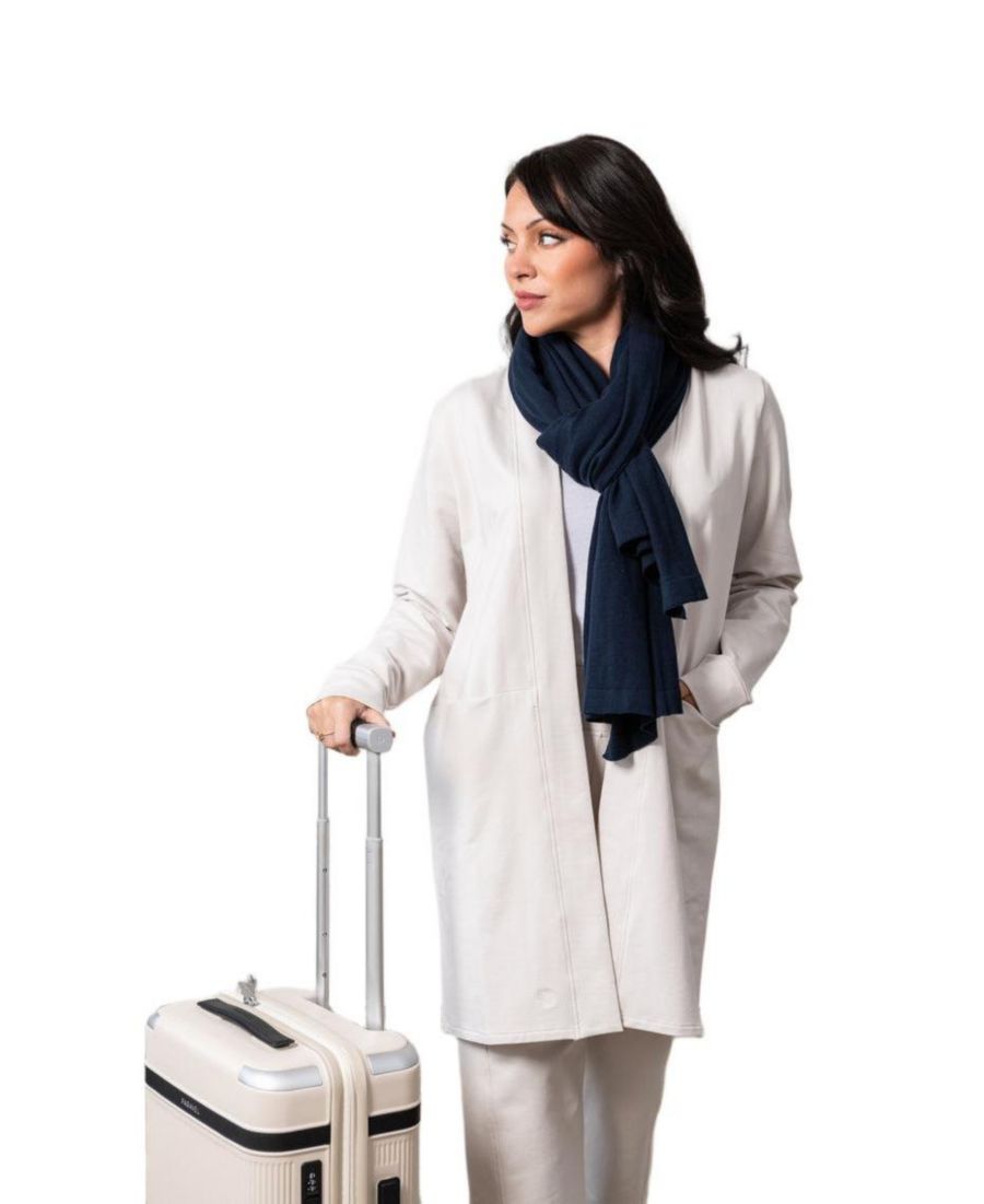 

Дорожный шарф Dreamsoft из органического хлопка Zestt Organics, Oxford blue