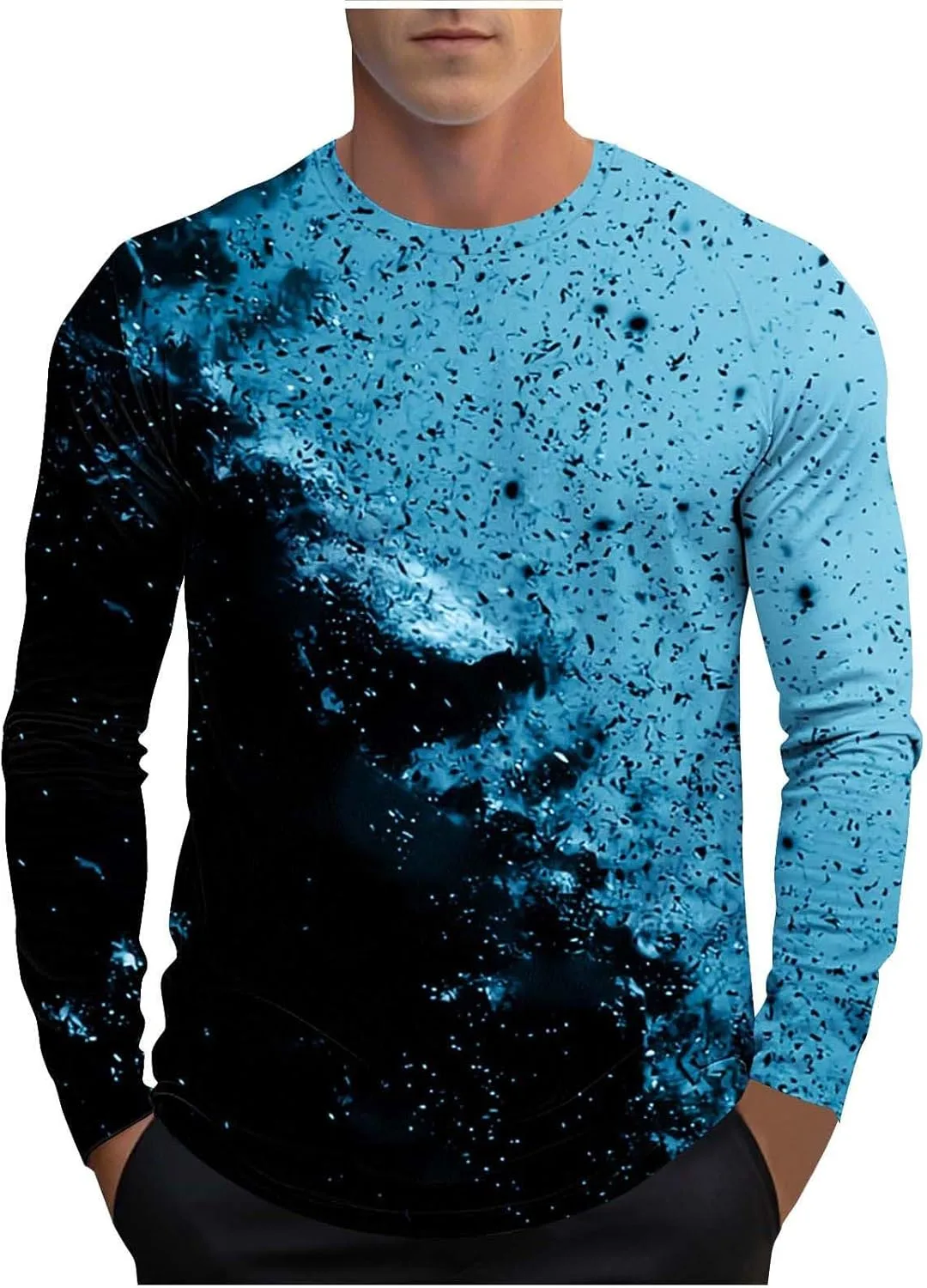 

Футболка для тренировок мужская с длинным рукавом и 3D-принтом Xiaojmake