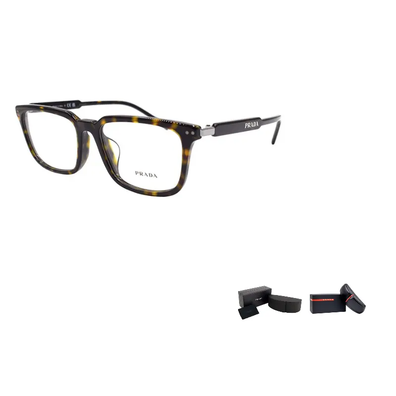 

PRADA Прямоугольная оправа для очков мужская, Tortoiseshell