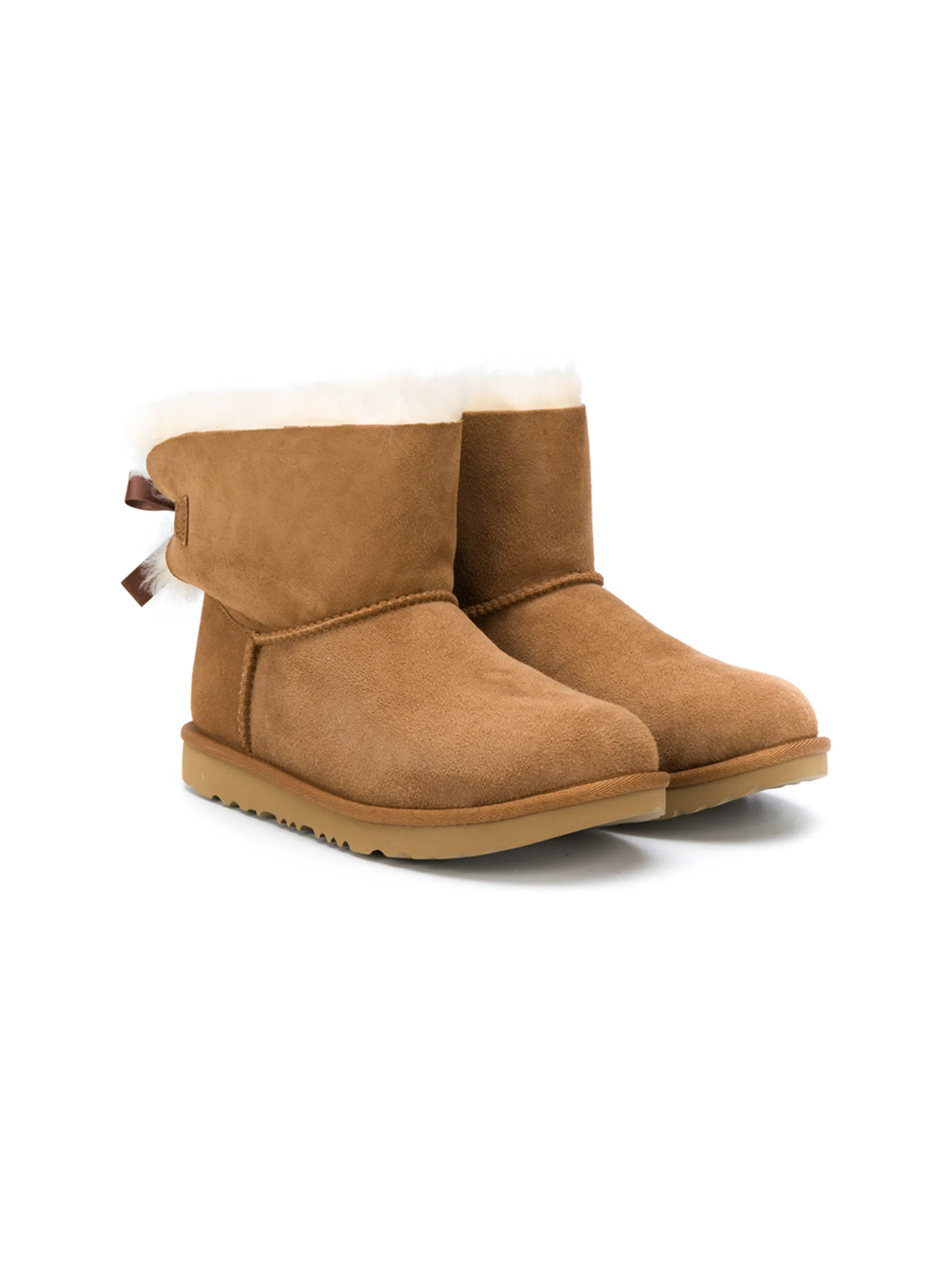 

Ботинки из овчины с бантом Ugg Kids, коричневый