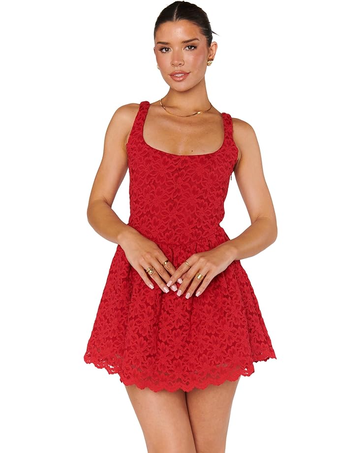 

Платье Show Me Your Mumu Ricci Skort Dress, цвет Red Lace