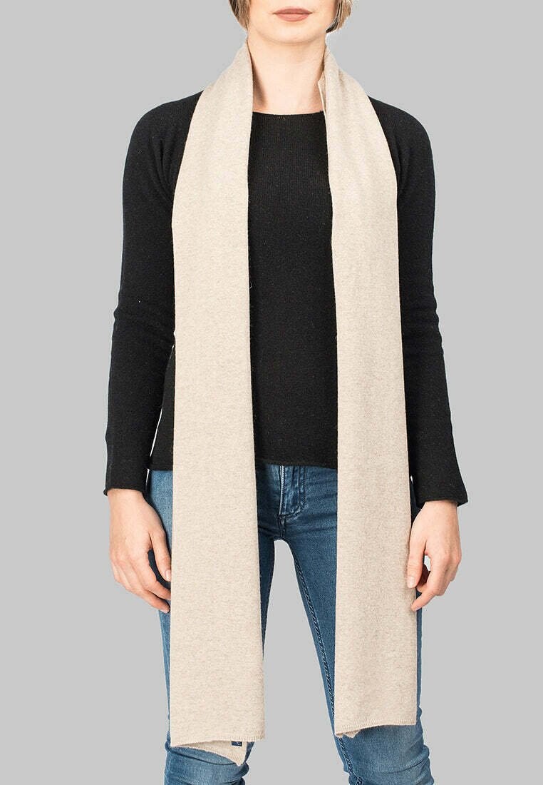 

Шарф BLEND Dalle Piane Cashmere, бежевый