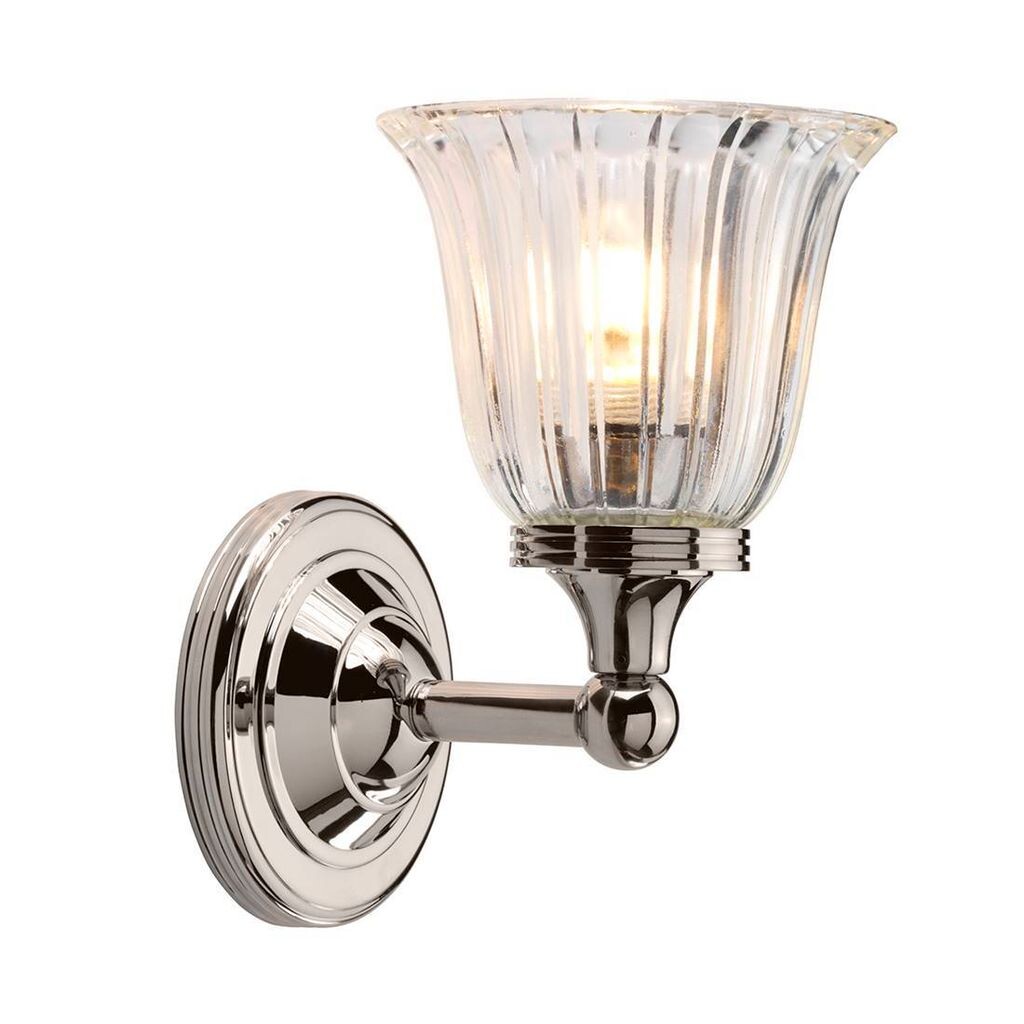 

Настенный светильник Austen1, полированный никель и стекло. Elstead Lighting