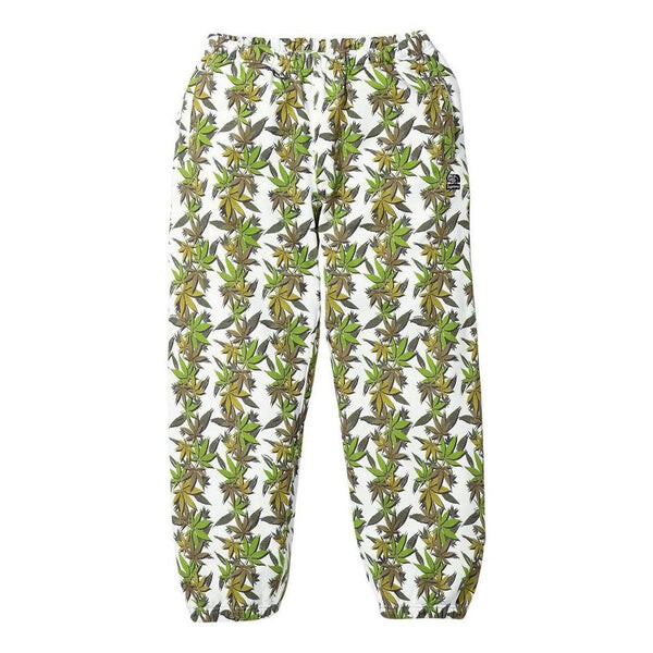 

Брюки x the north face leaf sweatpants 'green white' Supreme, зеленый
