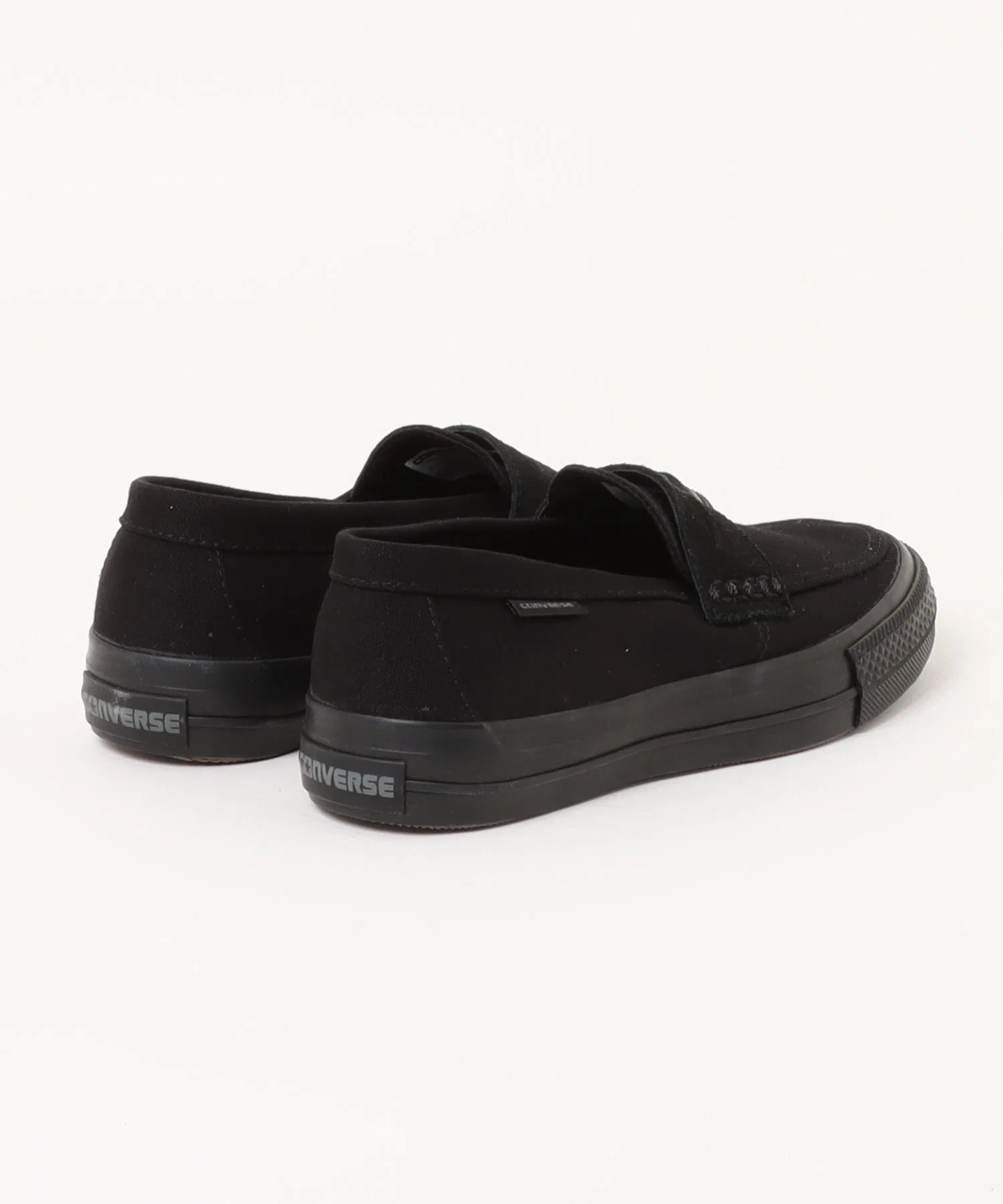 Мужские кеды-лоферы CONVERSE CXP из канваса и замши чёрные — фото 2