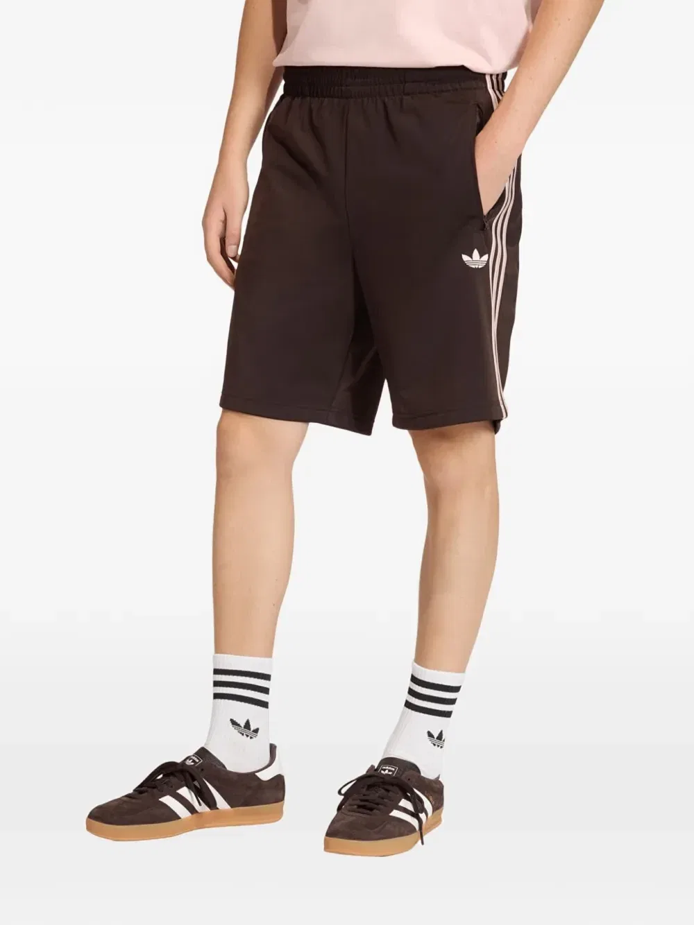 Шорты Firebird Adidas, коричневый