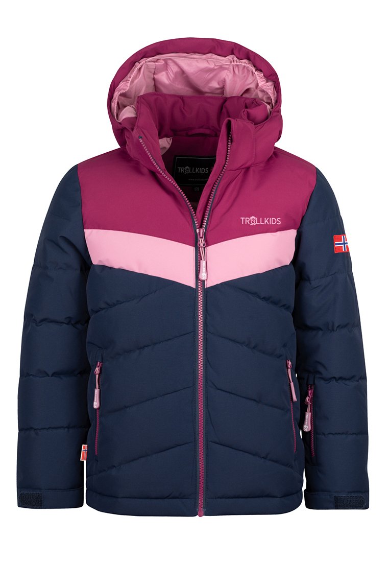 

Зимняя куртка TROLLKIDS GIRLS GRYLLEFJORD JACKET, Navy/Plum/Dark Blue