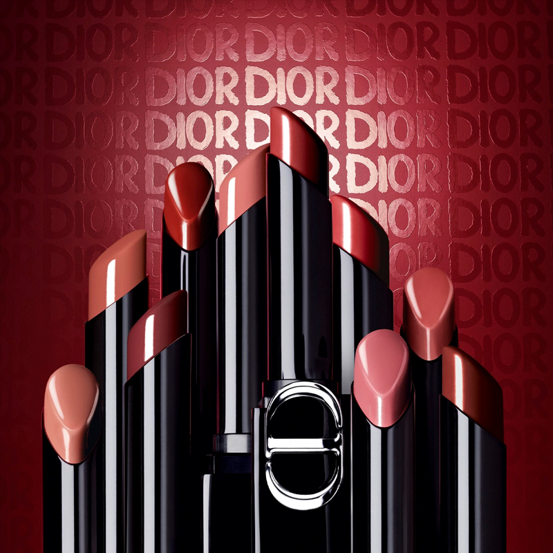 DIOR Новая версия Ultra Fine Vibrant Blue Gold помада Soft Matte Natural, стойкая, не размазывается — фото 4