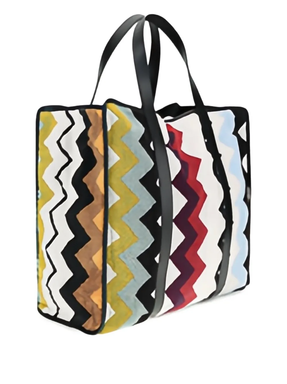 

Сумка-тоут с узором зигзаг Missoni, черный
