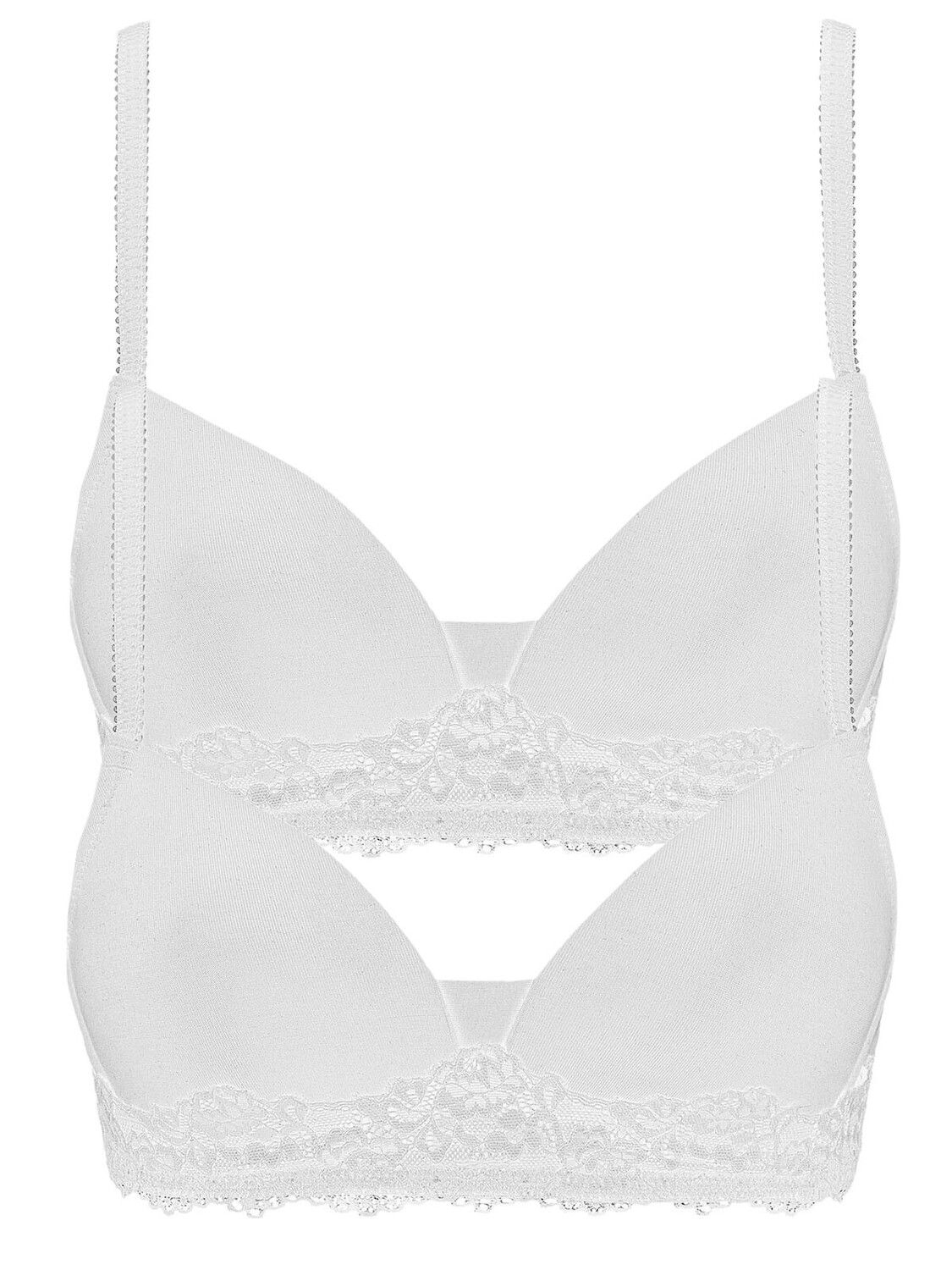 

Бюстгальтер без косточек Nina von C. 2er Pack Soft BH, цвет Weiss Weiss