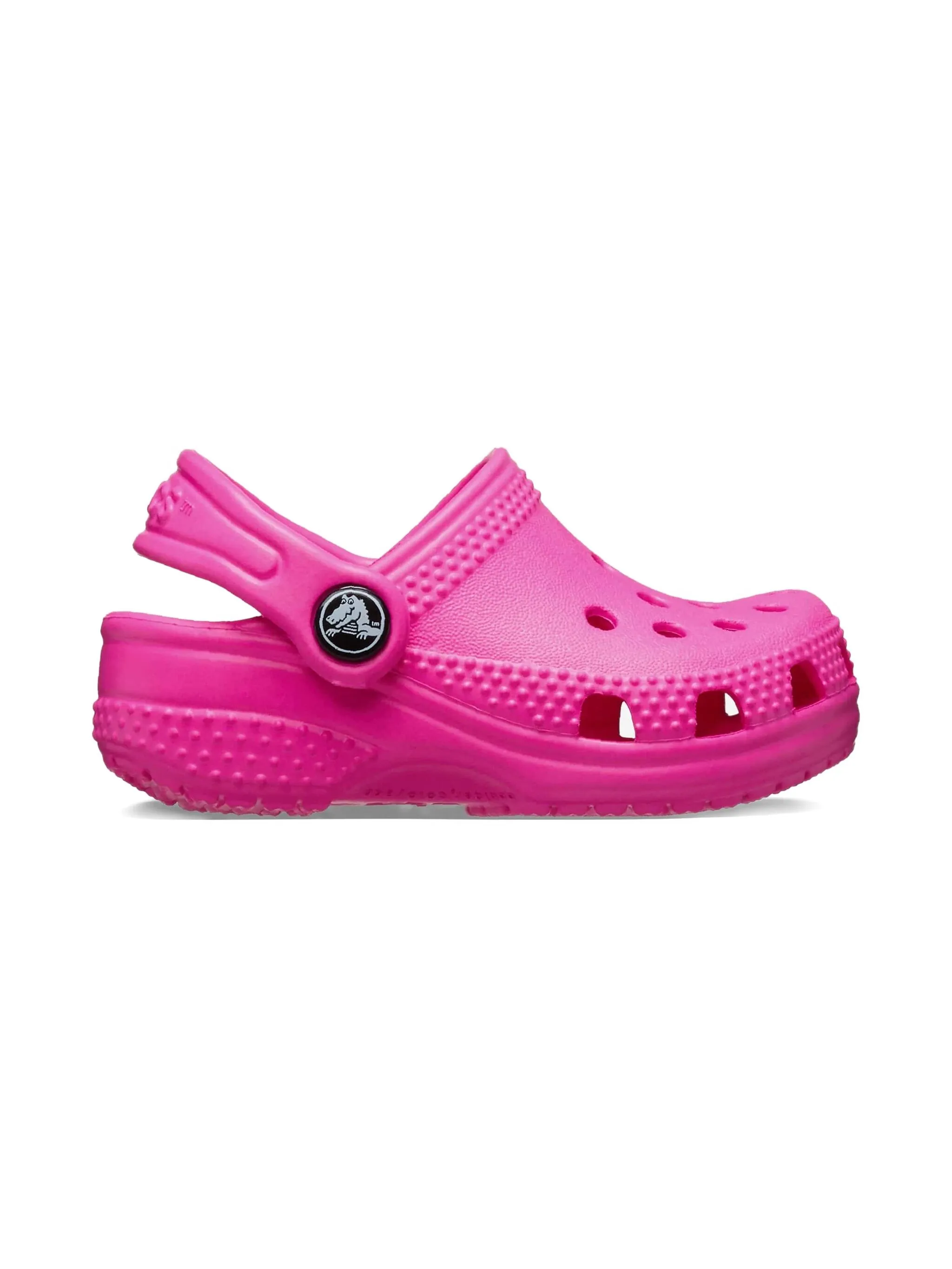 

Клоги на плоской подошве Crocs Kids, розовый