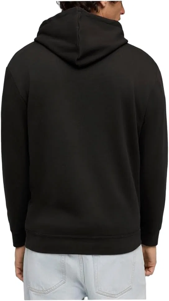 Мужская толстовка PUMA Essentials Double Up Hoodie, спортивная верхняя одежда, повседневная - черная — фото 4