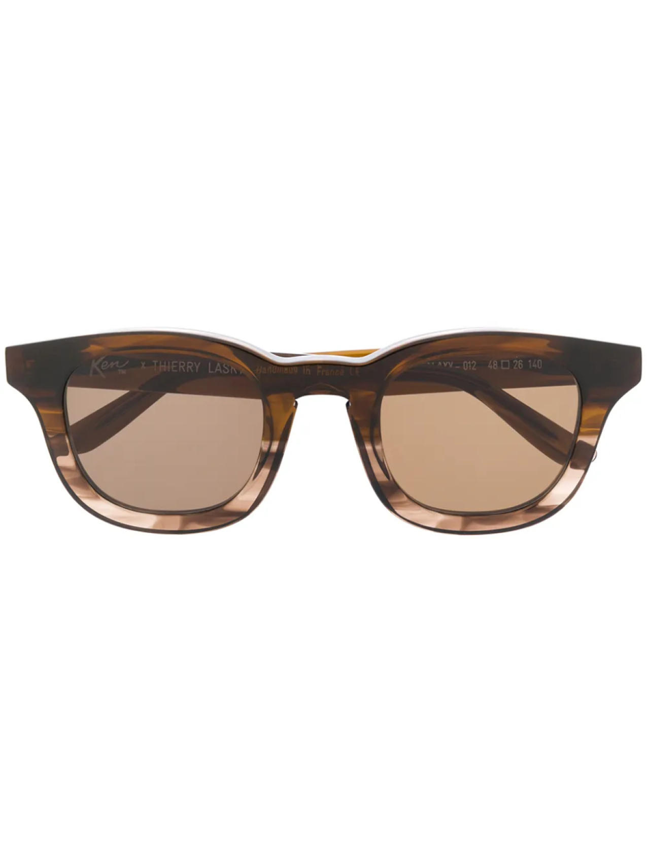 

Thierry Lasry солнцезащитные очки в квадратной оправе, коричневый