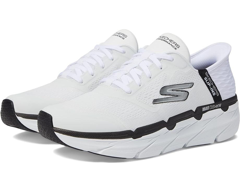 

Кроссовки SKECHERS Max Cushioning Premier Ascendant Hands Free Slip-Ins, цвет White/Black, Белый, Кроссовки SKECHERS Max Cushioning Premier Ascendant Hands Free Slip-Ins, цвет White/Black