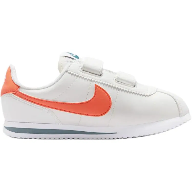 Кроссовки детские Cortez Casual Shoes Kids Nike, White Orange — фото 3