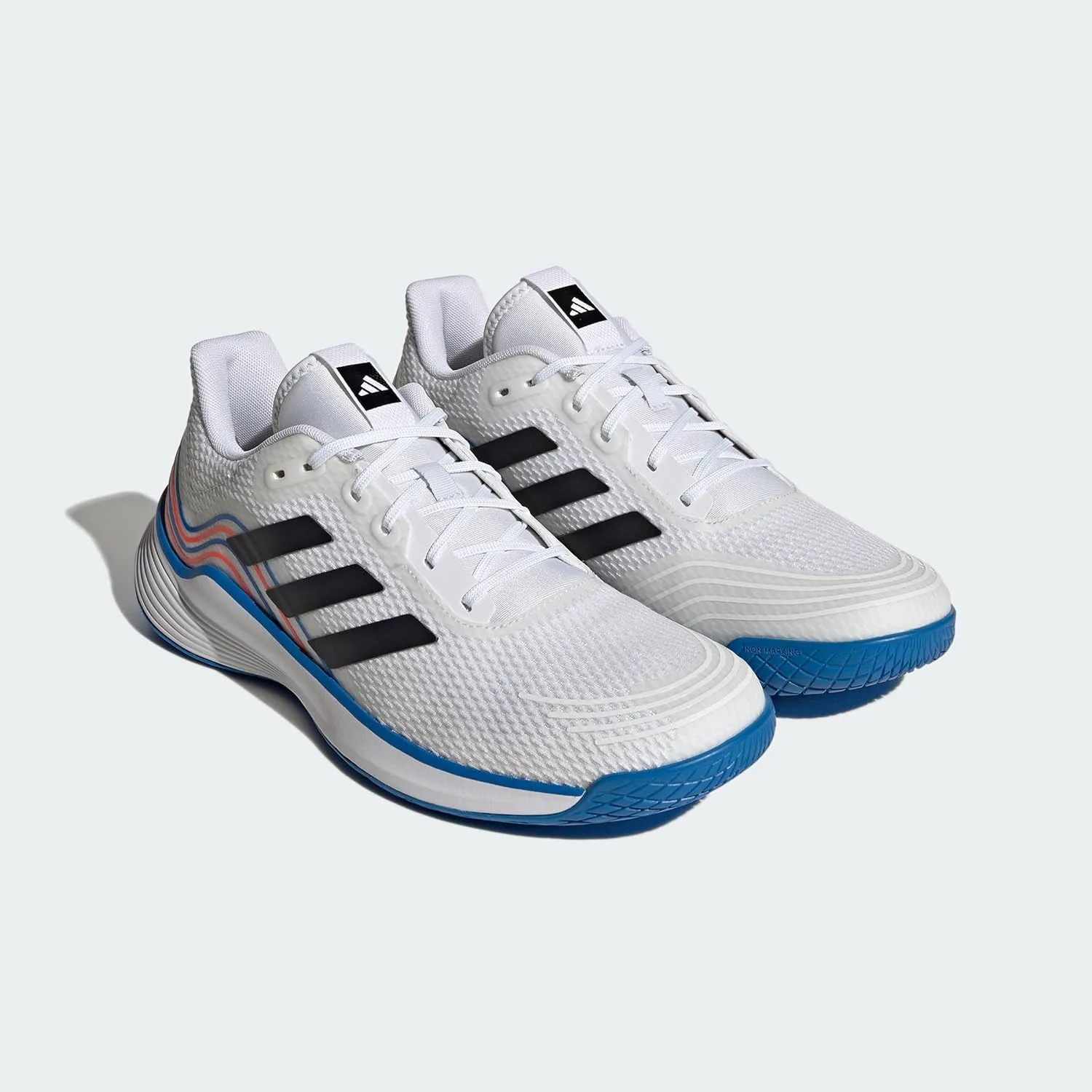 Волейбольные кроссовки Adidas Novaflight для мужчин, белый — фото 2