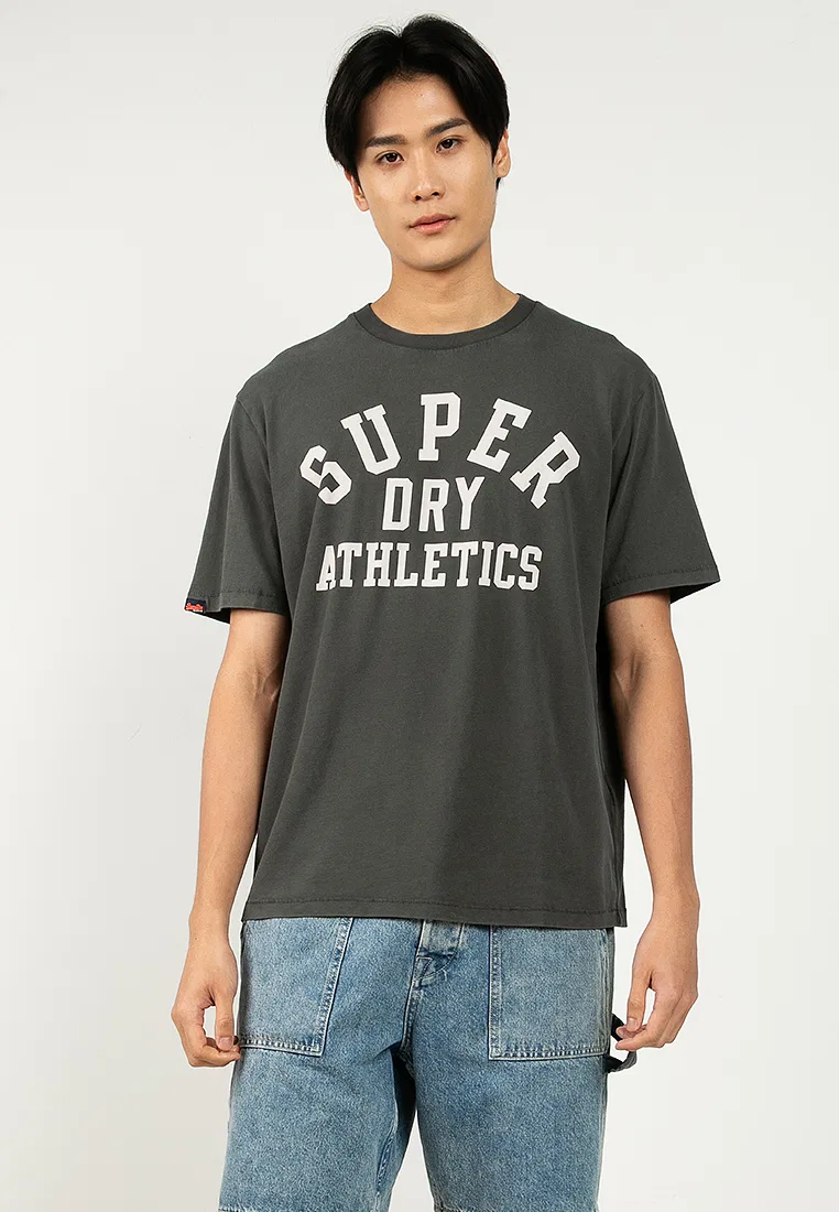 Футболка с коротким рукавом, Athletic Essential, Nike Superdry, цвет Charcoal