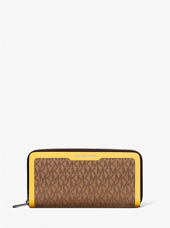 

Кошелек с фирменным логотипом Cooper на молнии Michael Kors, желтый