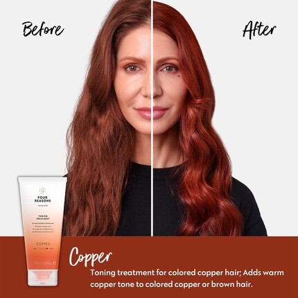 Four Reasons Color Mask Медный тонизирующий кондиционер для цвета, 6,76 жидких унций — фото 2