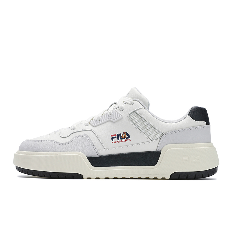 

Maison Kitsune x CAMPUS устойчивые к истиранию низкие скейтерские кроссовки мужские snow FILA, серый