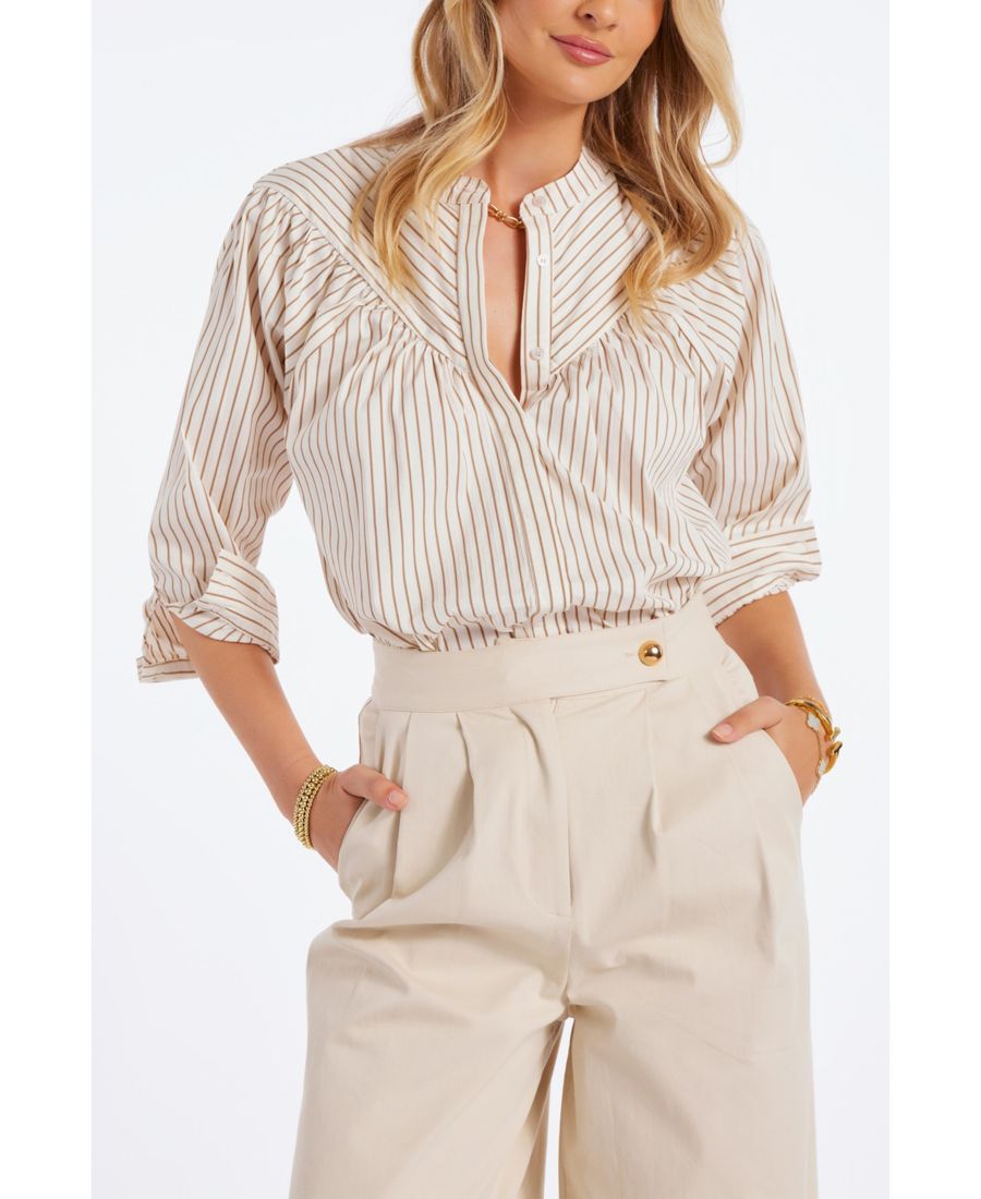 

Женская футболка BISHOP + YOUNG Nikki Bishop + Young, Open beige