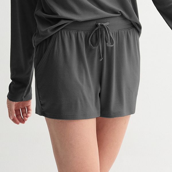 

Женские рифленые шорты для пижамы Sonoma Goods For Life, Filigree