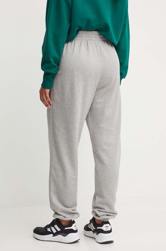 Хлопковые спортивные штаны adidas Originals, серый — фото 3