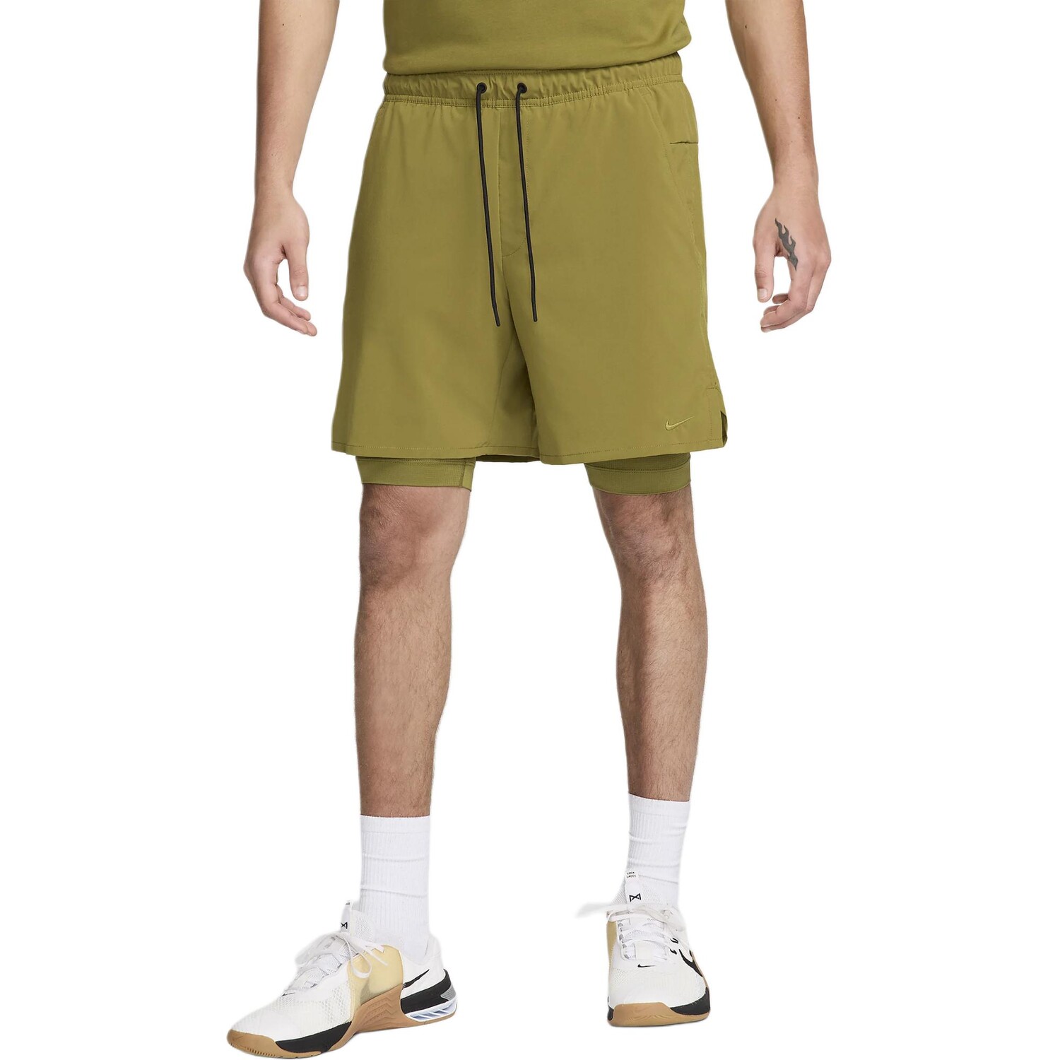 

Одежда Повседневные шорты Мужские Мох Nike, цвет Moss