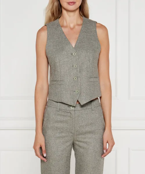 

Жилет Slim fit Marc Cain, серый