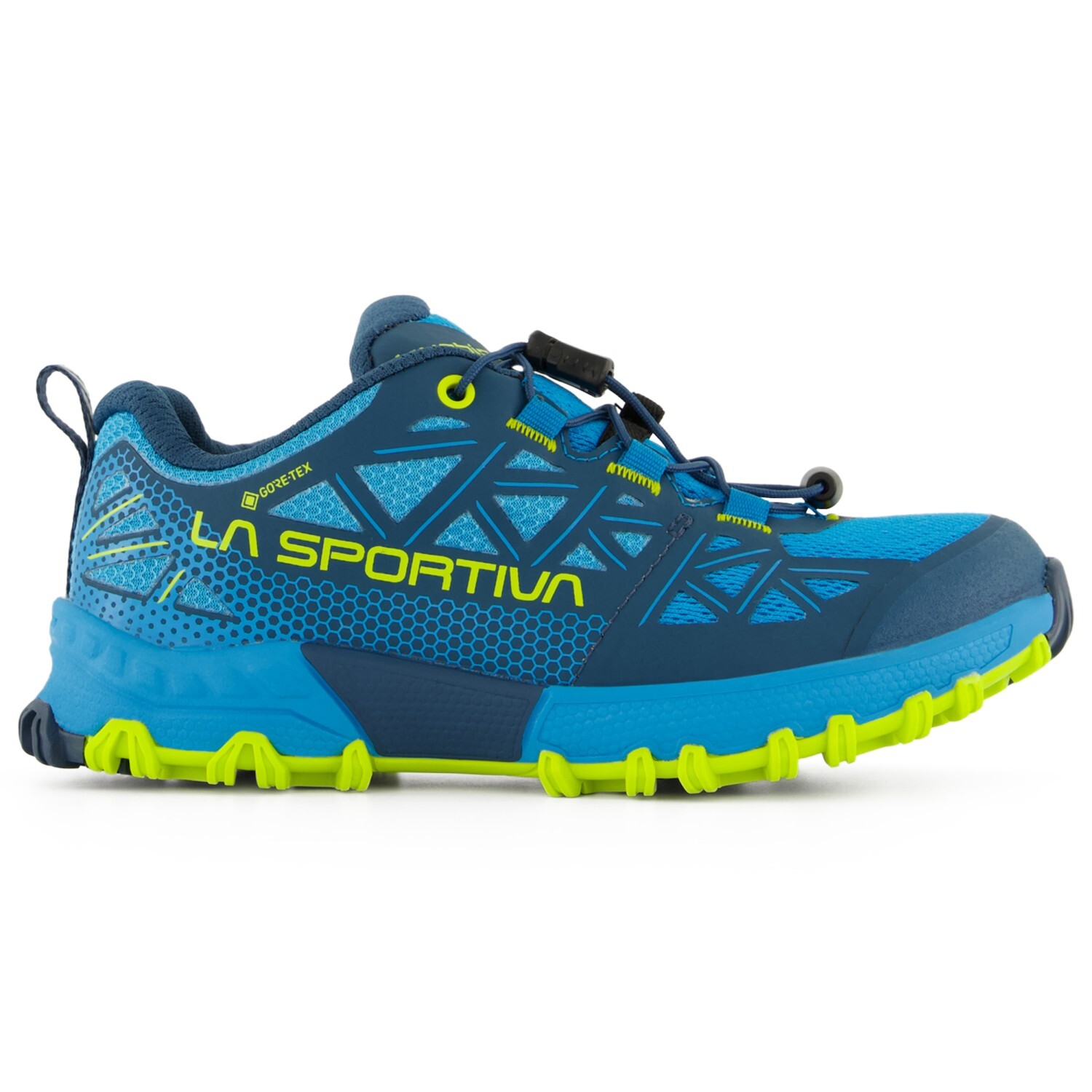 

Кроссовки для бега по пересеченной местности La Sportiva Kid's Bushido II GTX, цвет Storm Blue/Lime Punch, Синий, Кроссовки для бега по пересеченной местности La Sportiva Kid's Bushido II GTX, цвет Storm Blue/Lime Punch