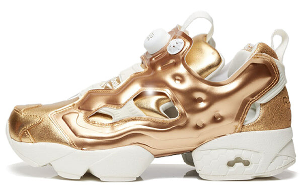 Кроссовки instapump fury celebrate 'brass' Reebok, золотой — фото 2
