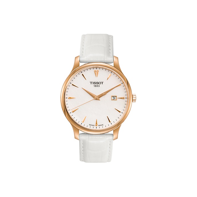 

TISSOT Часы Junya Collection Quartz Movement Men's Watch Watch 42mm White Dial Stainless Steel Case Leather Strap, White Dial
