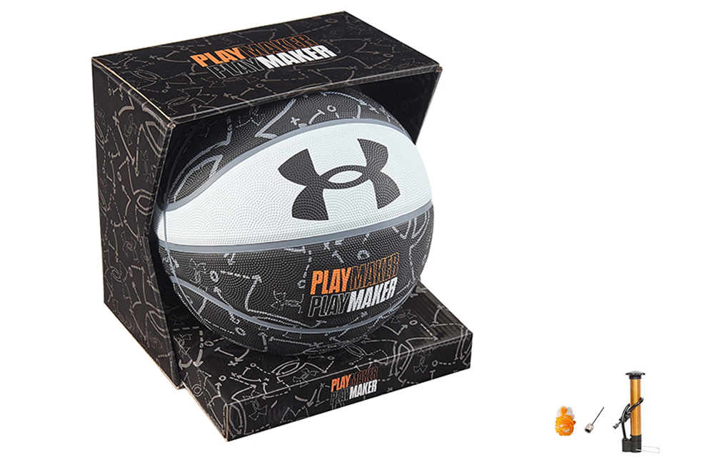 

Under Armour Баскетбольный мяч China Rubber Basketball Black White Size 7 Street Training