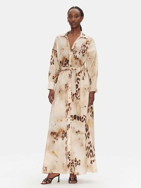 

Платье-Рубашка стандартный крой 53-3392-0051 Access Fashion, бежевый