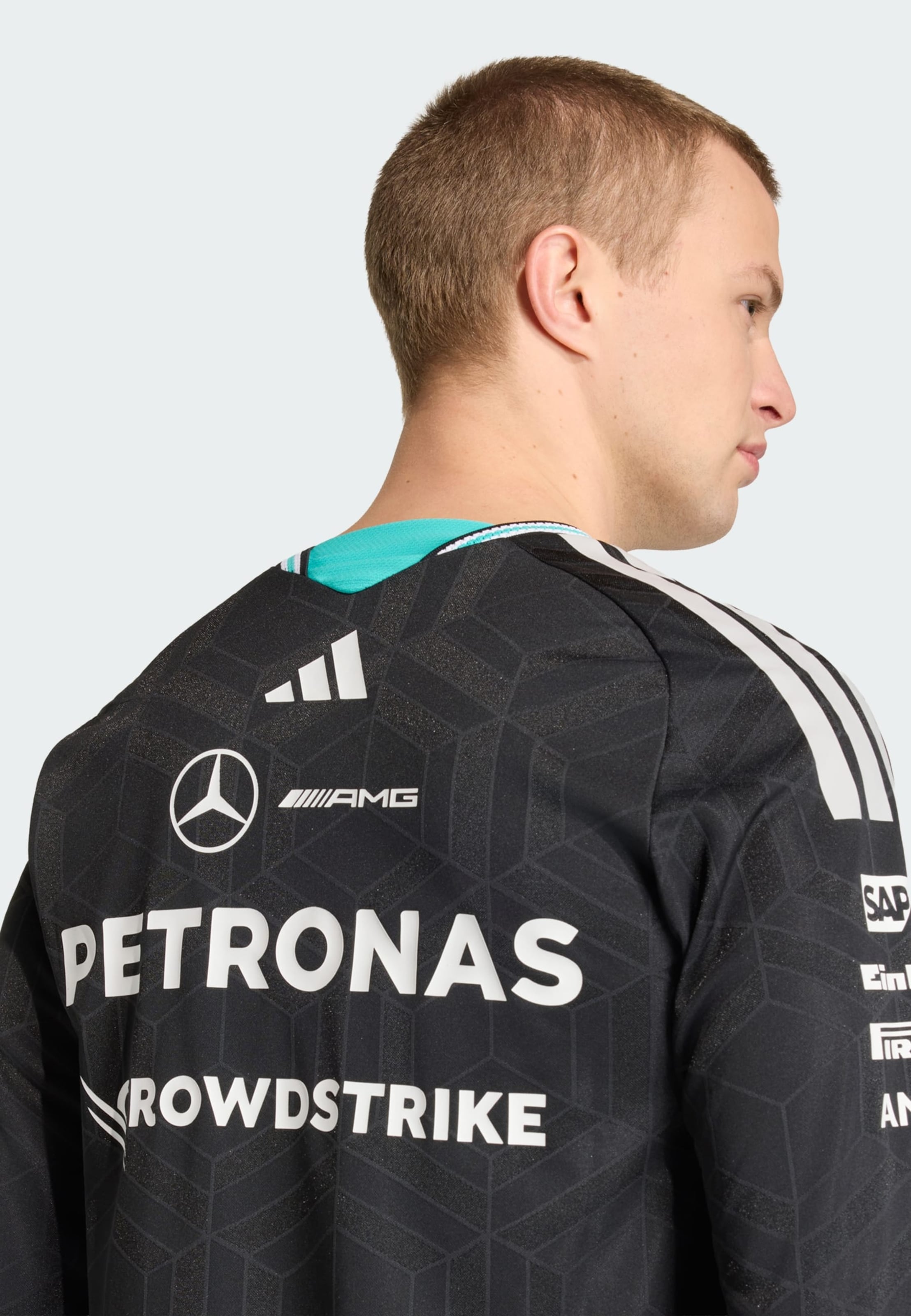 Adidas Performance Джерси 'Mercedes - Amg Petronas Formula 1 Team Authentic' в черном цвете — фото 4