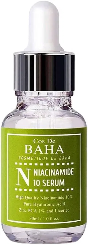 Сыворотка Cos De BAHA — Для лица с ниацинамидом % и цинком %, 30 мл