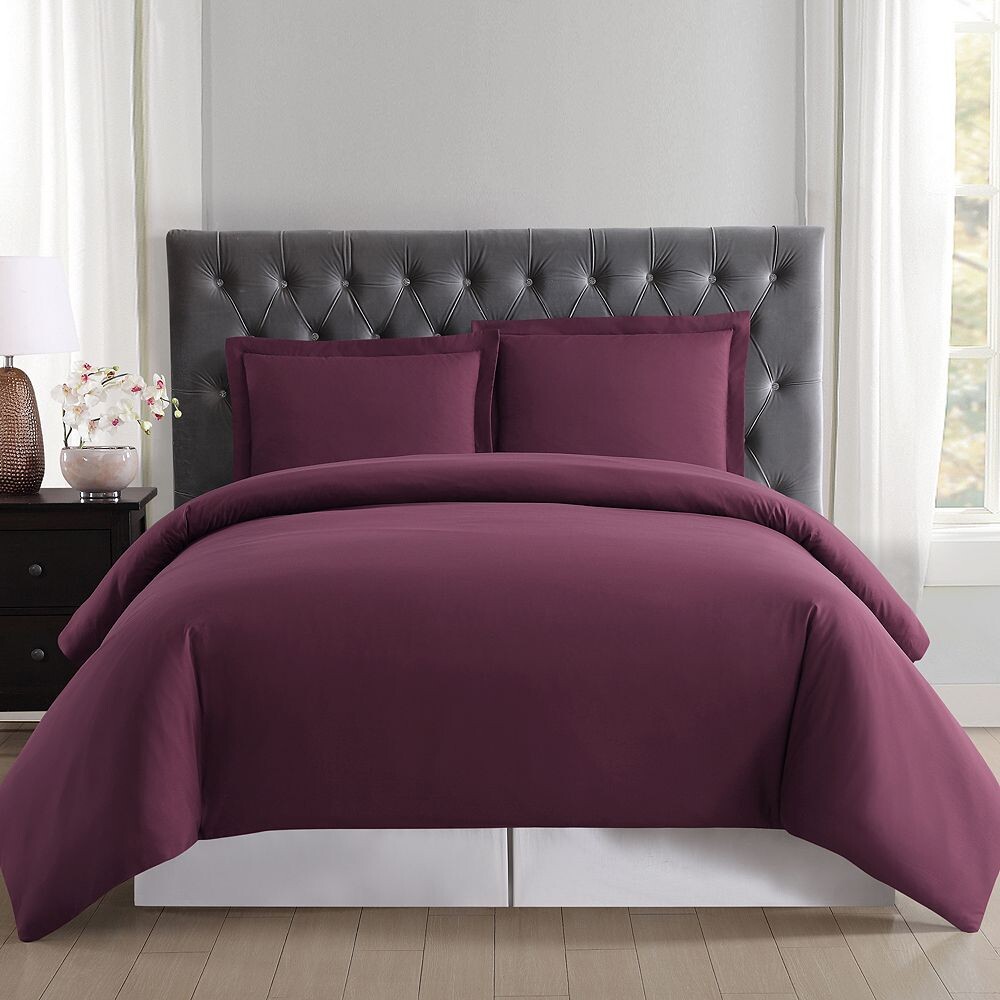 

По-настоящему мягкий комплект пододеяльников на каждый день Truly Soft, цвет Burgundy