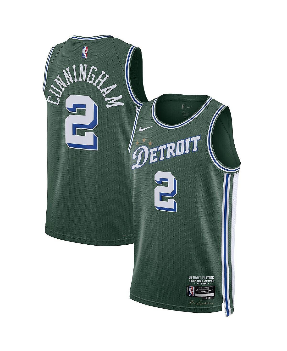 

Мужская и женская майка Cade Cunningham Green Detroit Pistons 2022/23 Swingman — City Edition Nike