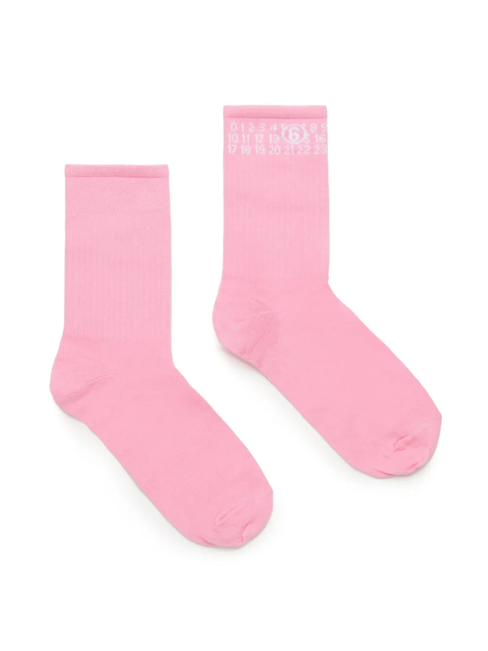 

Носки с логотипом MM6 Maison Margiela Kids, розовый