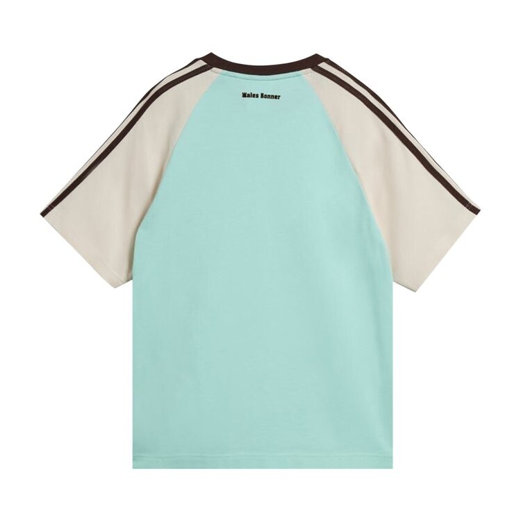 Футболка Adidas adidas x Wales Bonner Short Sleeve 'Clear Mint', разноцветный — фото 2