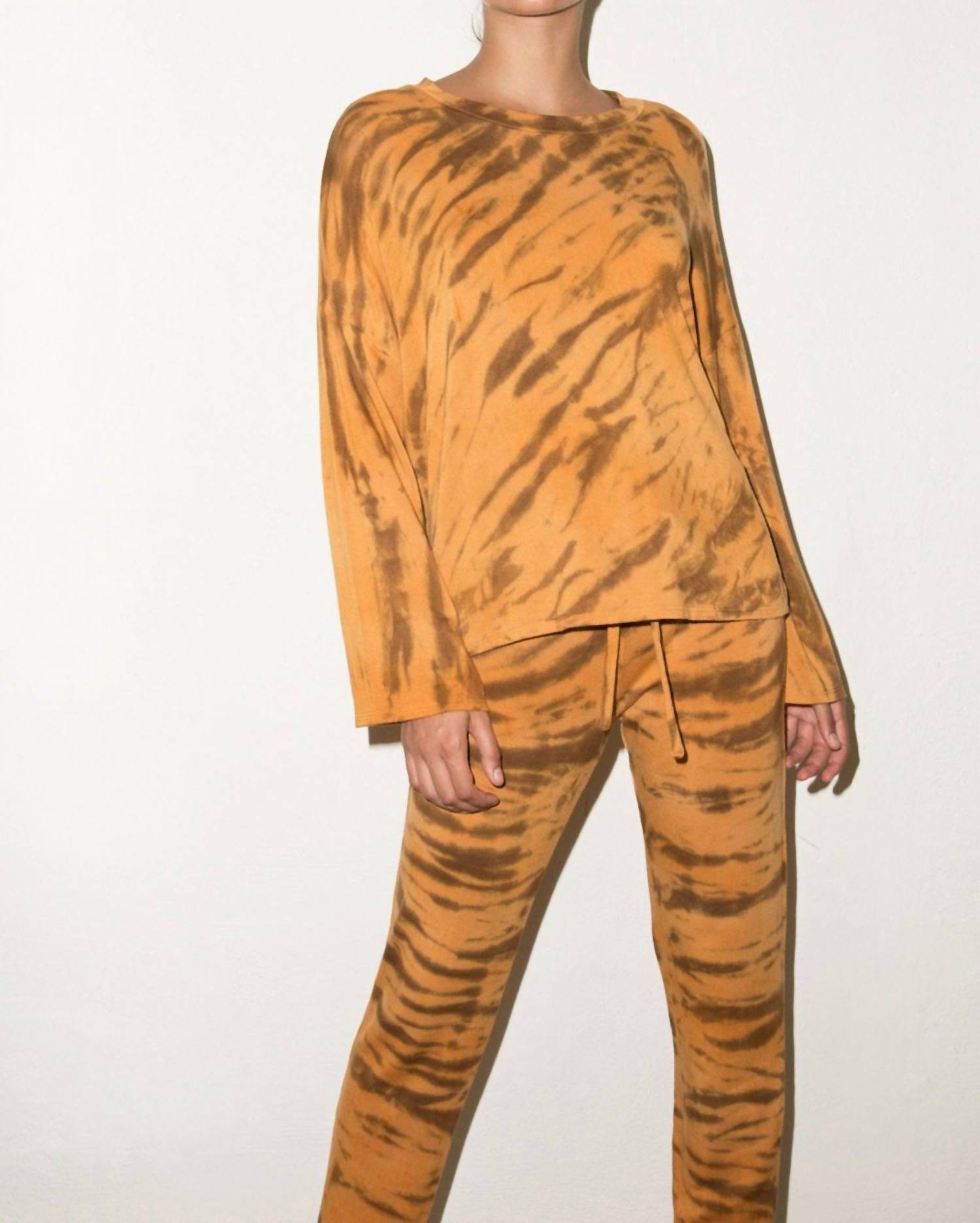 

Свитер Animale Dye в стиле тай-дай LNA, цвет tie dye
