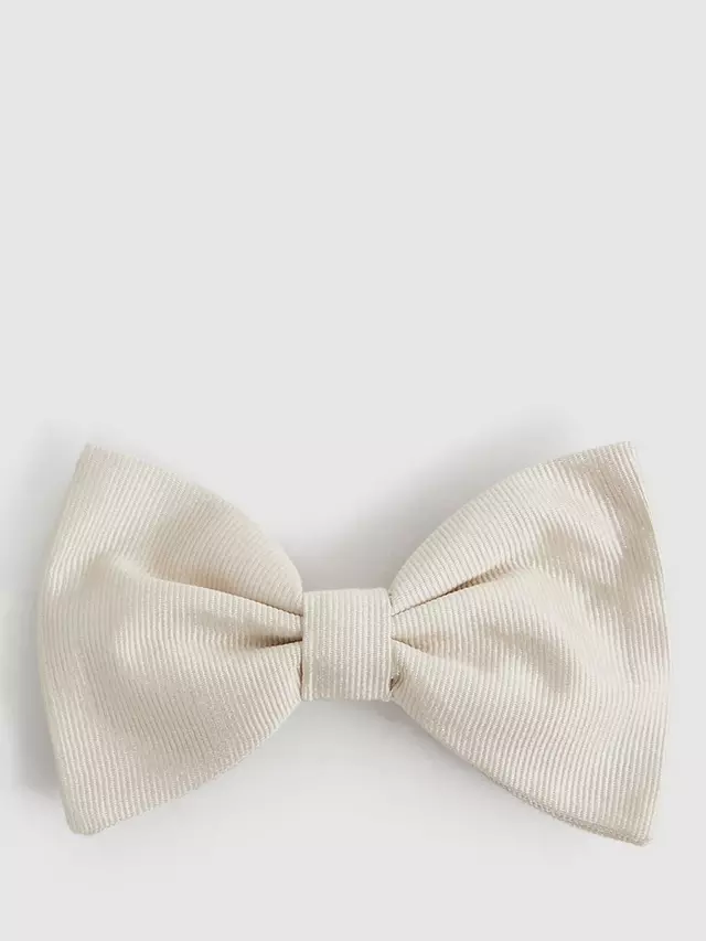 

Галстук Reiss Boyle Silk Ready, слоновая кость