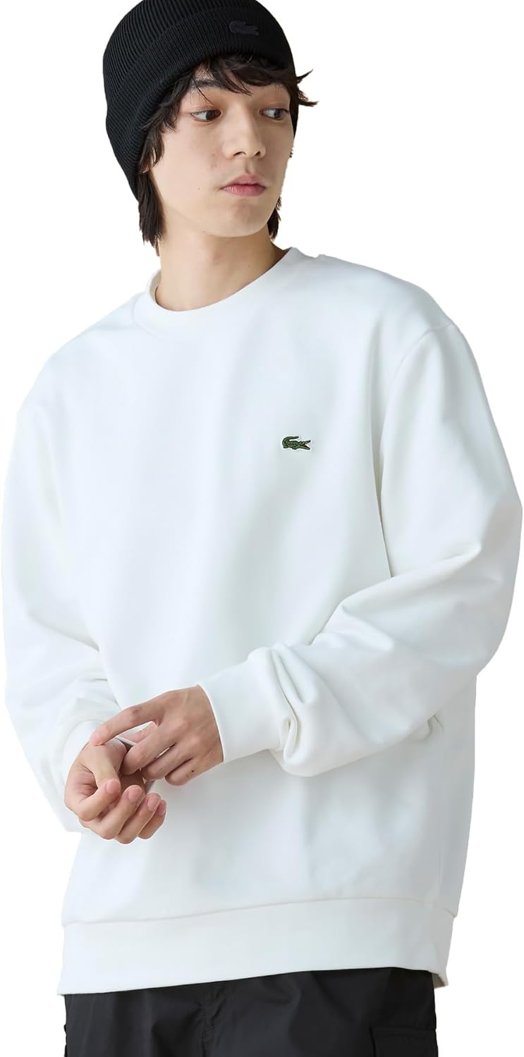 

Мужская официальная толстовка Lacoste Essential с круглым вырезом, белый