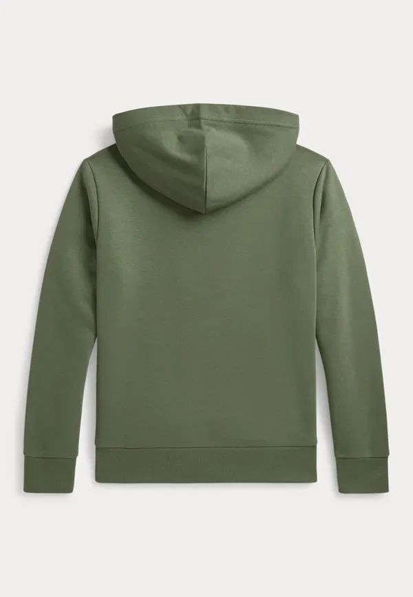 Толстовка с капюшоном Madras logo terry hoodie 7 14y Polo Ralph Lauren, цвет хаки — фото 2
