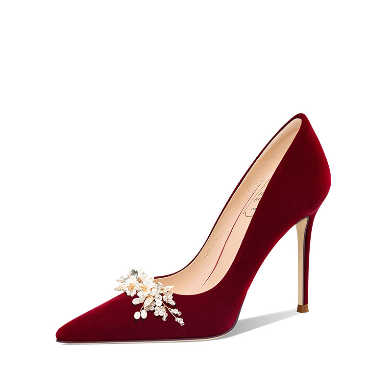 

Туфли женские на высоком каблуке Holy Rose, цвет Burgundy 6cm